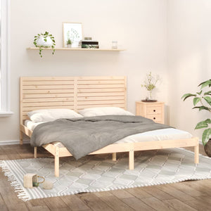 vidaXL Solid Wood Bed 180x200 cm
