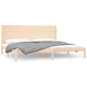 vidaXL Solid Wood Bed 200x200 cm