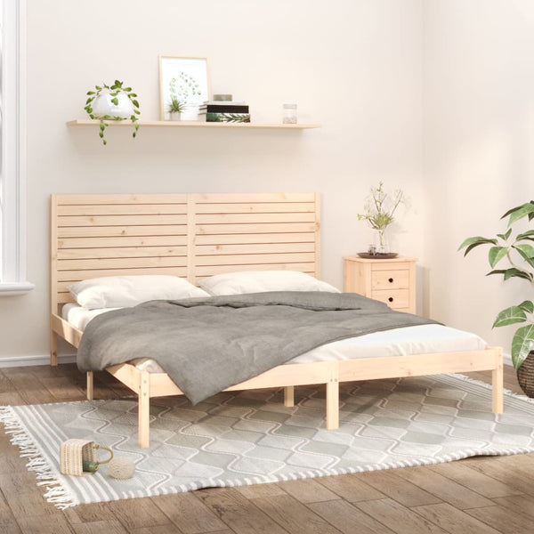 vidaXL Solid Wood Bed 200x200 cm