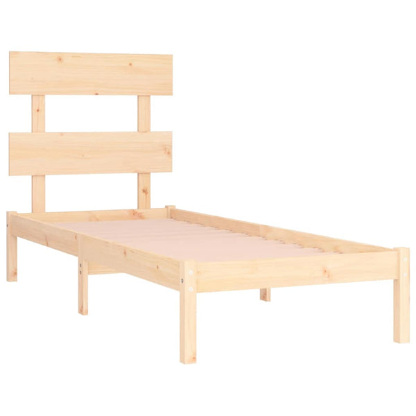 vidaXL Solid Wood Bed 90x190 cm