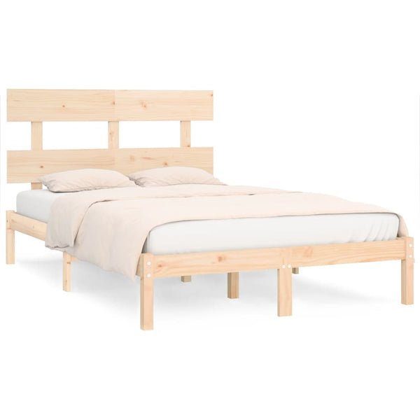 vidaXL Solid Wood Bed 180x200 cm