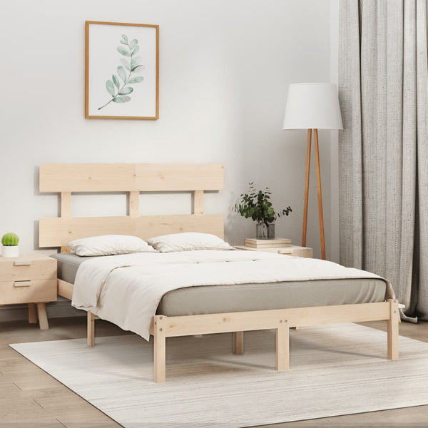 vidaXL Solid Wood Bed 180x200 cm