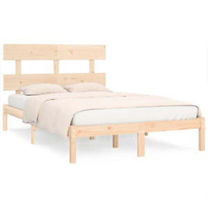 vidaXL Solid Wood Bed 200x200 cm