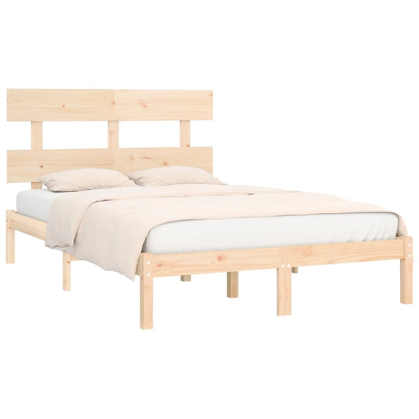 vidaXL Solid Wood Bed 200x200 cm