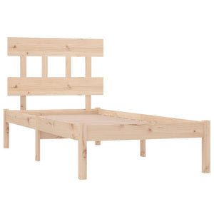 vidaXL Solid Wood Bed 90x200 cm
