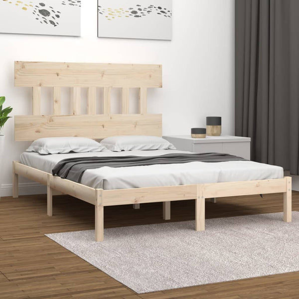 vidaXL Solid Wood Bed 180x200 cm
