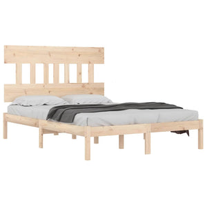 vidaXL Solid Wood Bed 200x200 cm