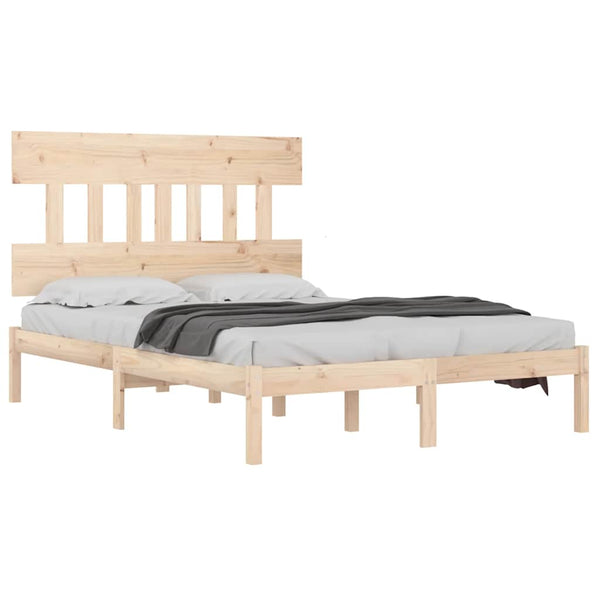 vidaXL Solid Wood Bed 200x200 cm