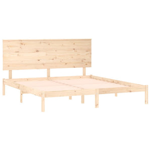 vidaXL Solid Wood Bed 150x200 cm