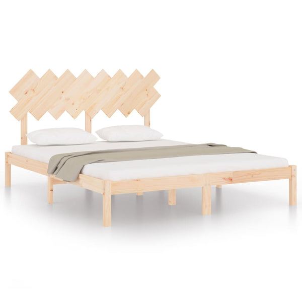 vidaXL Solid Wood Bed 160x200 cm