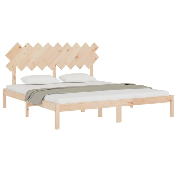 vidaXL Solid Wood Bed 180x200 cm