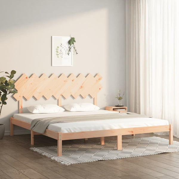 vidaXL Solid Wood Bed 180x200 cm