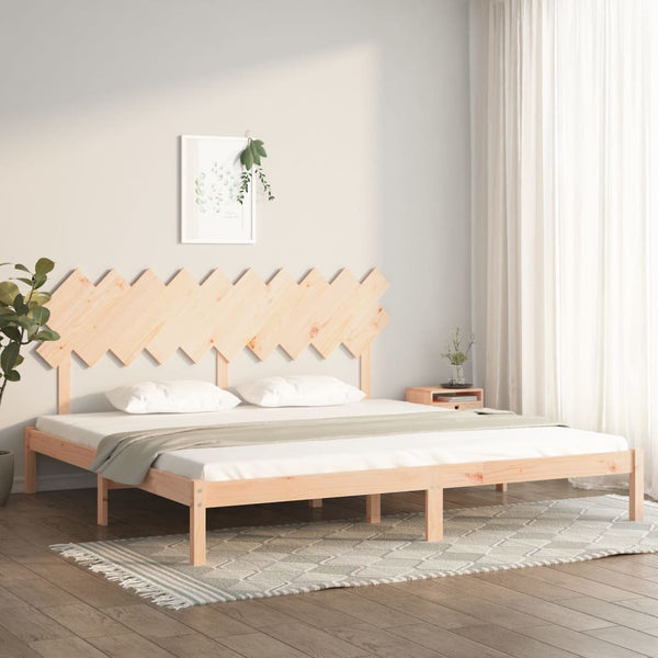 vidaXL Solid Wood Bed 200x200 cm