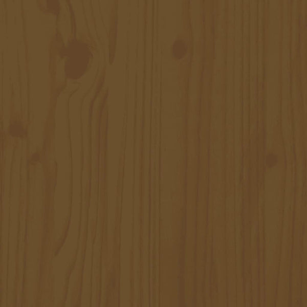 vidaXL Solid Wood Bed Honey Brown Pine 200x200 cm