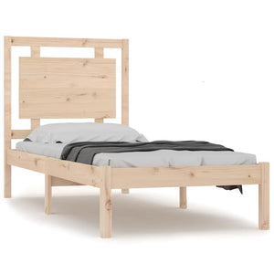 vidaXL Solid Wood Bed 100x200 cm