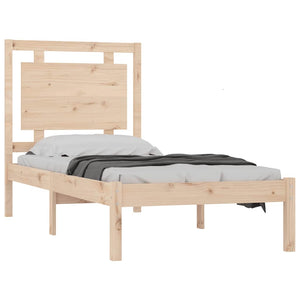 vidaXL Solid Wood Bed 100x200 cm