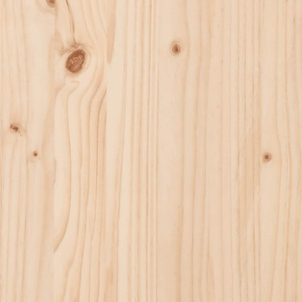 vidaXL Solid Wood Bed 100x200 cm
