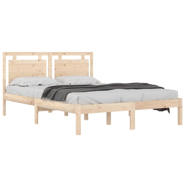 vidaXL Solid Wood Bed 160x200 cm