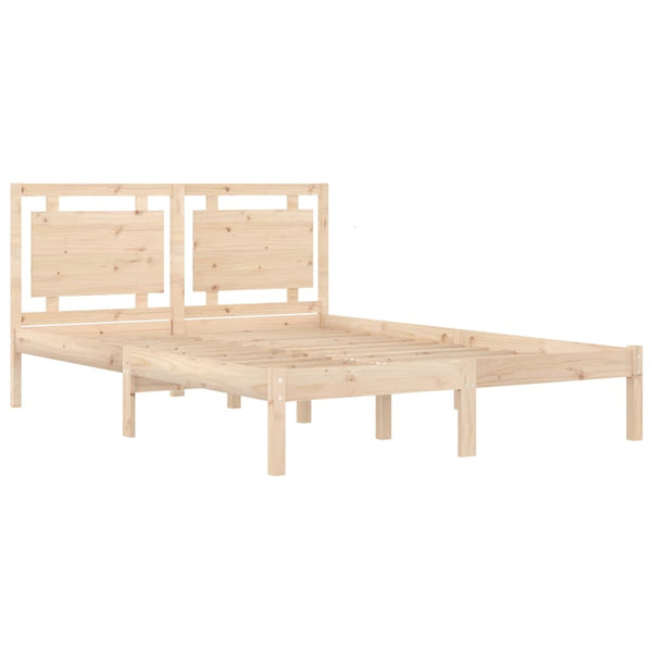 vidaXL Solid Wood Bed 200x200 cm