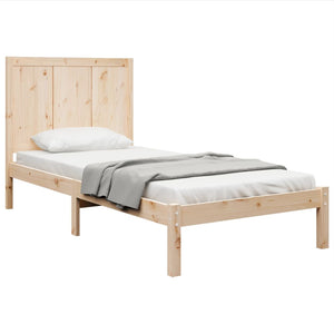vidaXL Solid Wood Bed Frame without Mattress 100x200 cm Pine Wood