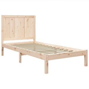 vidaXL Solid Wood Bed Frame without Mattress 100x200 cm Pine Wood