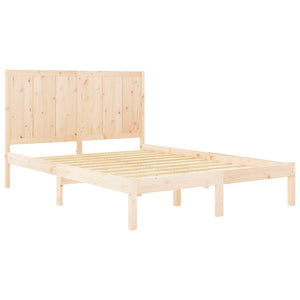 vidaXL Solid Wood Bed Frame without Mattress 120x200 cm Pinewood