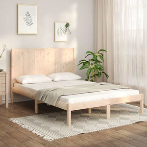 vidaXL Solid Wood Bed Frame without Mattress 120x200 cm Pinewood