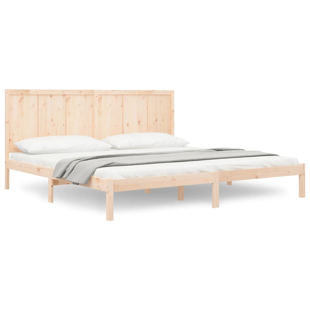 vidaXL Solid Wood Bed Frame without Mattress 200x200 cm Pine