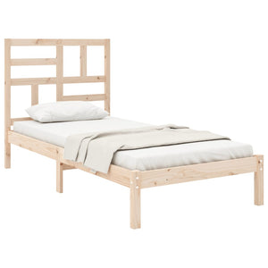 vidaXL Solid Wood Bed 90x200 cm