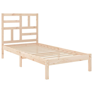 vidaXL Solid Wood Bed 90x200 cm