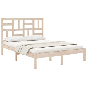 vidaXL Solid Wood Bed 150x200 cm
