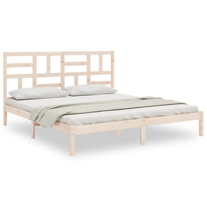 vidaXL Solid Wood Bed Frame without Mattress 180x200 cm