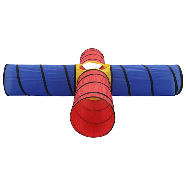 vidaXL Play Tunnel with 250 Balls Multicolored