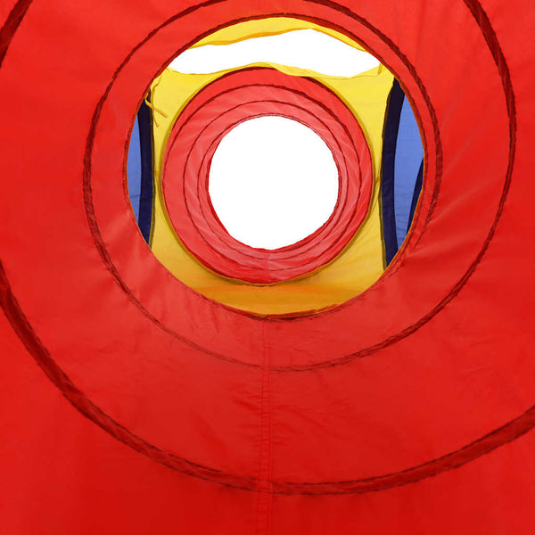 vidaXL Play Tunnel with 250 Balls Multicolored