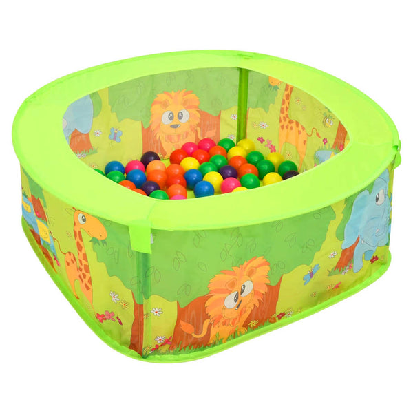 vidaXL Ball Pit with 300 Balls 75x75x32 cm