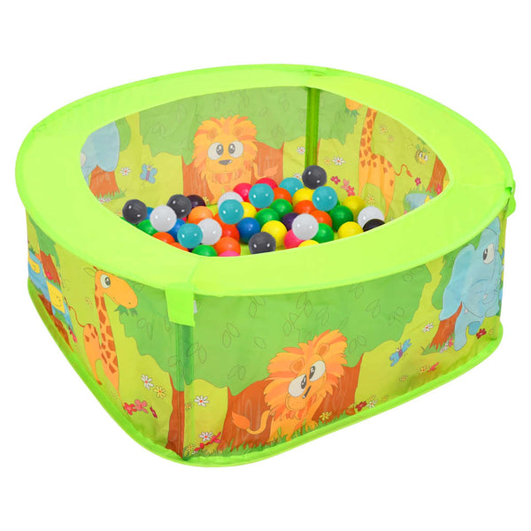 vidaXL Ball Pit with 300 Balls 75x75x32 cm