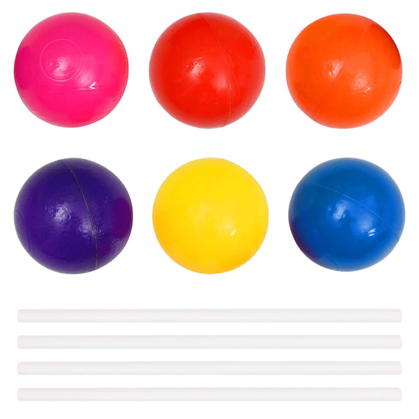 vidaXL Ball Pit with 300 Balls 75x75x32 cm