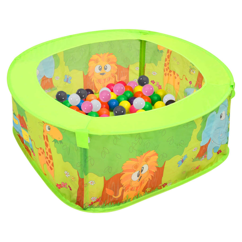 vidaXL Ball Pit with 300 Balls 75x75x32 cm