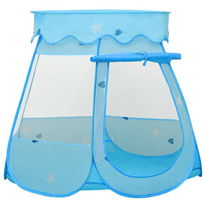 vidaXL Kids' Play Tent with 250 Balls Blue 102x102x82 cm