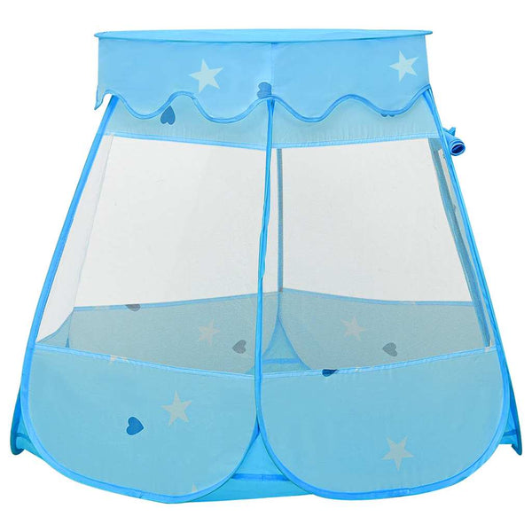 vidaXL Kids' Play Tent with 250 Balls Blue 102x102x82 cm