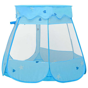 vidaXL Kids' Play Tent with 250 Balls Blue 102x102x82 cm
