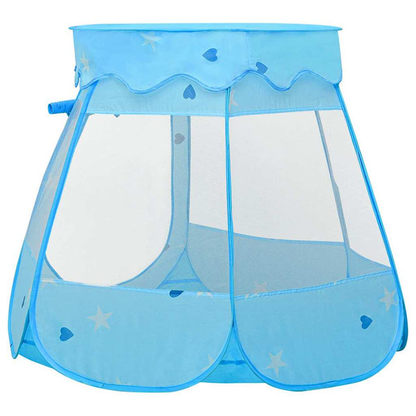 vidaXL Kids' Play Tent with 250 Balls Blue 102x102x82 cm