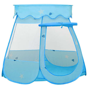 vidaXL Kids' Play Tent with 250 Balls Blue 102x102x82 cm