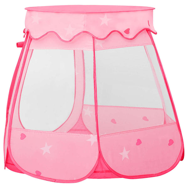 vidaXL Kids' Play Tent with 250 Balls Pink 102x102x82 cm