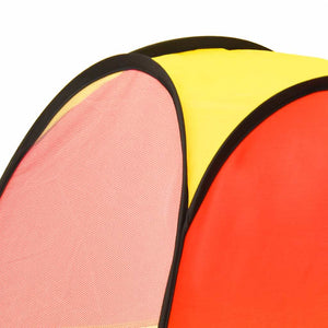 vidaXL Play Tent with 250 Balls Multicolored 255x80x100 cm