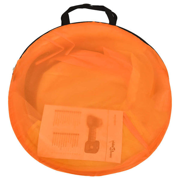 vidaXL Play Tent with 250 Balls Multicolored 255x80x100 cm
