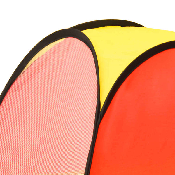 vidaXL Play Tent with 250 Balls Multicolored 255x80x100 cm
