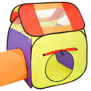 vidaXL Play Tent with 250 Balls Multicolored 338x123x111 cm
