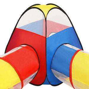 vidaXL Play Tent with 250 Balls Multicolored 190x264x90 cm