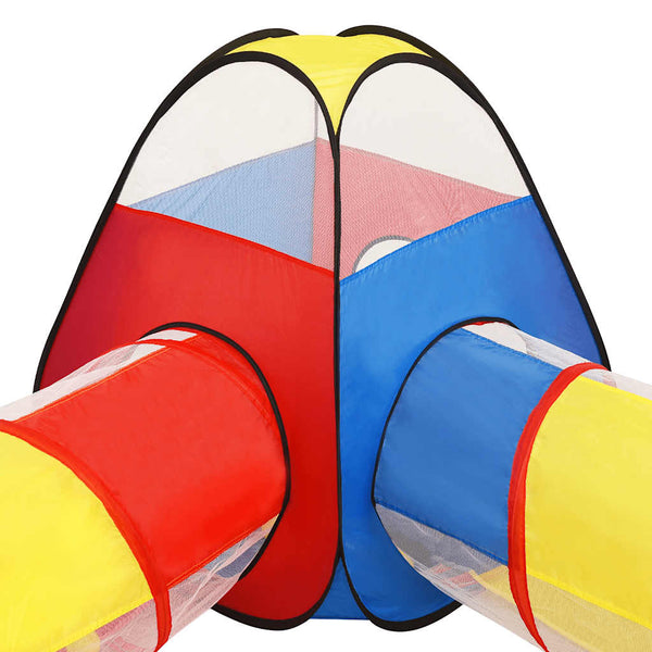 vidaXL Play Tent with 250 Balls Multicolored 190x264x90 cm